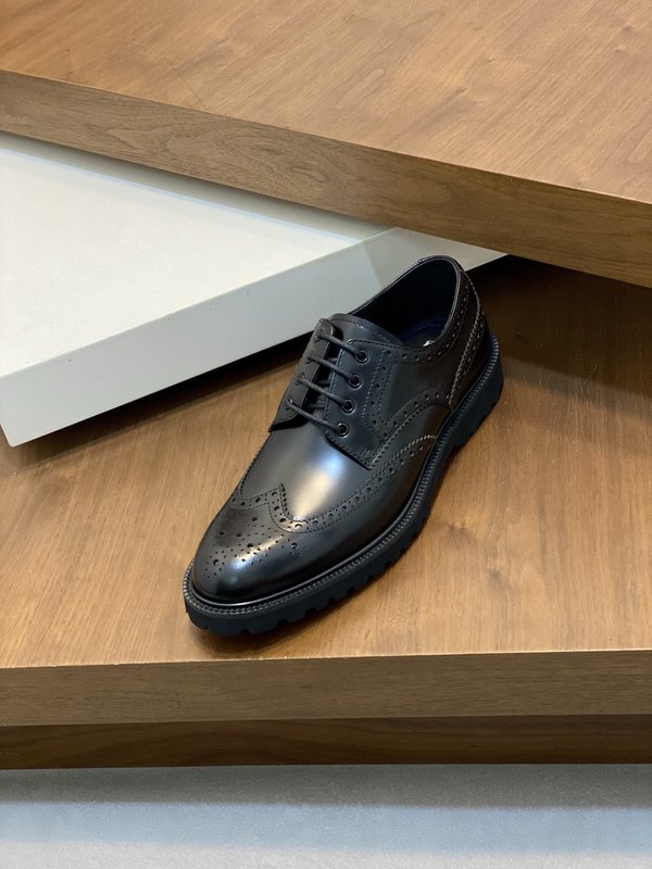 ZILLI P600 남성 부드러운 소가죽 캐주얼 구두 001-175748