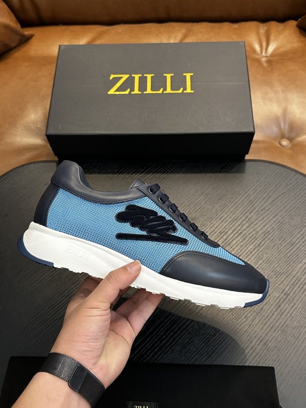 Zilli 이탈리아 남성 수제 송아지 가죽 구두 001-175766