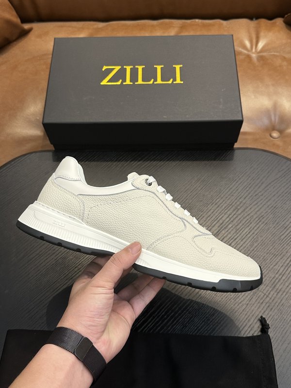 Zilli 이탈리아 남성 수제 송아지 가죽 신발 001-175771