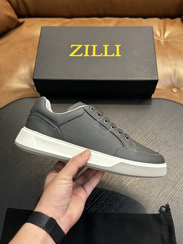 Zilli 이탈리아 남성 수제 송아지 가죽 구두 001-175774