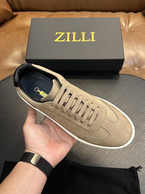 Zilli 이탈리아 남성 수제 가죽 신발 001-175781