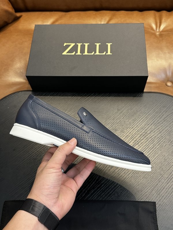 Zilli 이탈리아 남성 수제 송아지 가죽 구두 001-175795