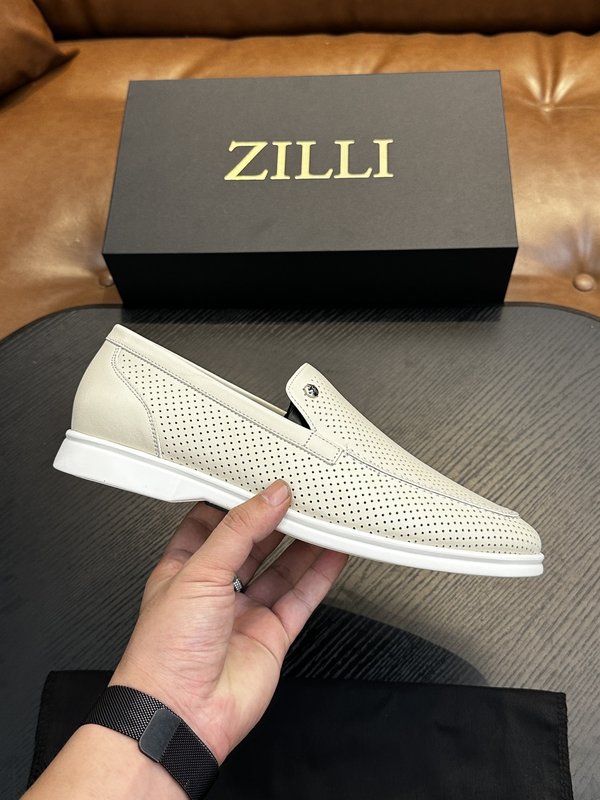 Zilli 이탈리아 남성 수제 송아지 가죽 신발 001-175803