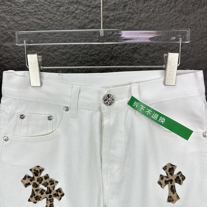 크롬하츠 그래피티 크로스 워시 데님 팬츠 001-176006