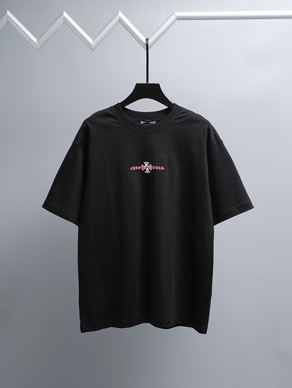크롬하츠 2026 봄여름 순면 자수 티셔츠 001-176049