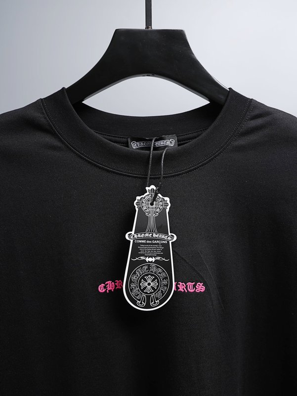 크롬하츠 2026 봄여름 순면 자수 티셔츠 001-176049