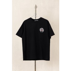 크롬하츠 고품질 자수 라운드넥 반팔 티셔츠 001-176051
