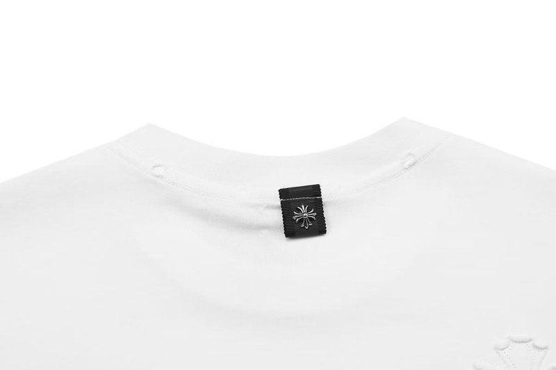 크롬하츠 로고 패치 중량감 반팔 티셔츠 001-176075