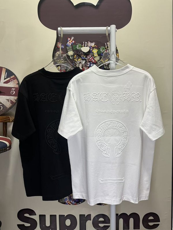 크롬하츠 입체 자외선 변색 반팔 티셔츠 001-176089