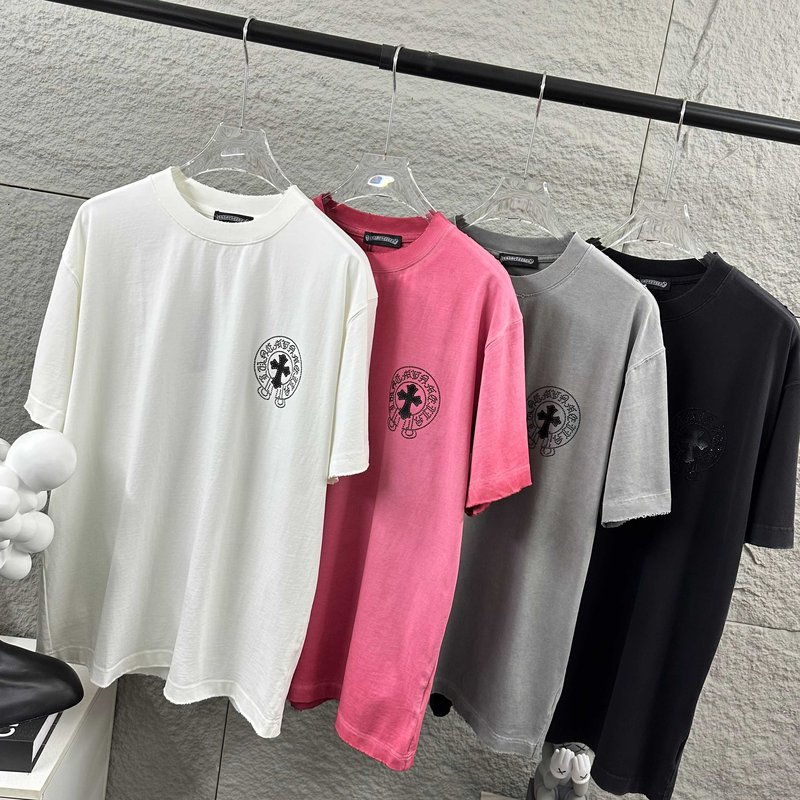크롬하츠 빈티지 워싱 반팔 티셔츠 001-176120