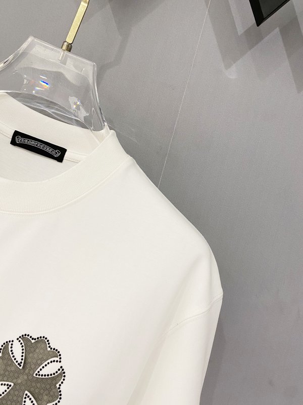 크롬하츠 고중량 순면 반팔 티셔츠 001-176162
