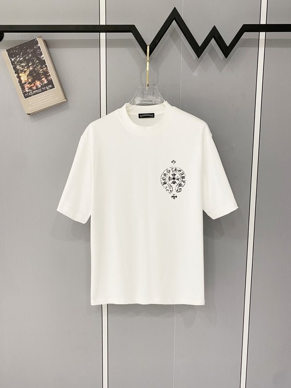 크롬하츠 중량감 순면 빈티지 반팔 티셔츠 001-176166