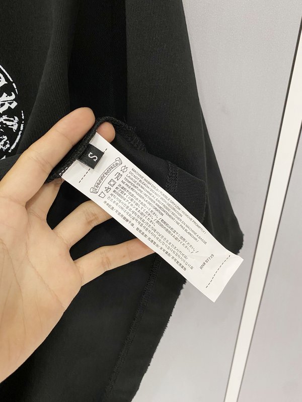 크롬하츠 중량감 순면 빈티지 가공 반팔 티셔츠 001-176167