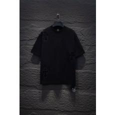 크롬하츠 25SS 오버사이즈 라인스톤 반팔 티셔츠 001-176193