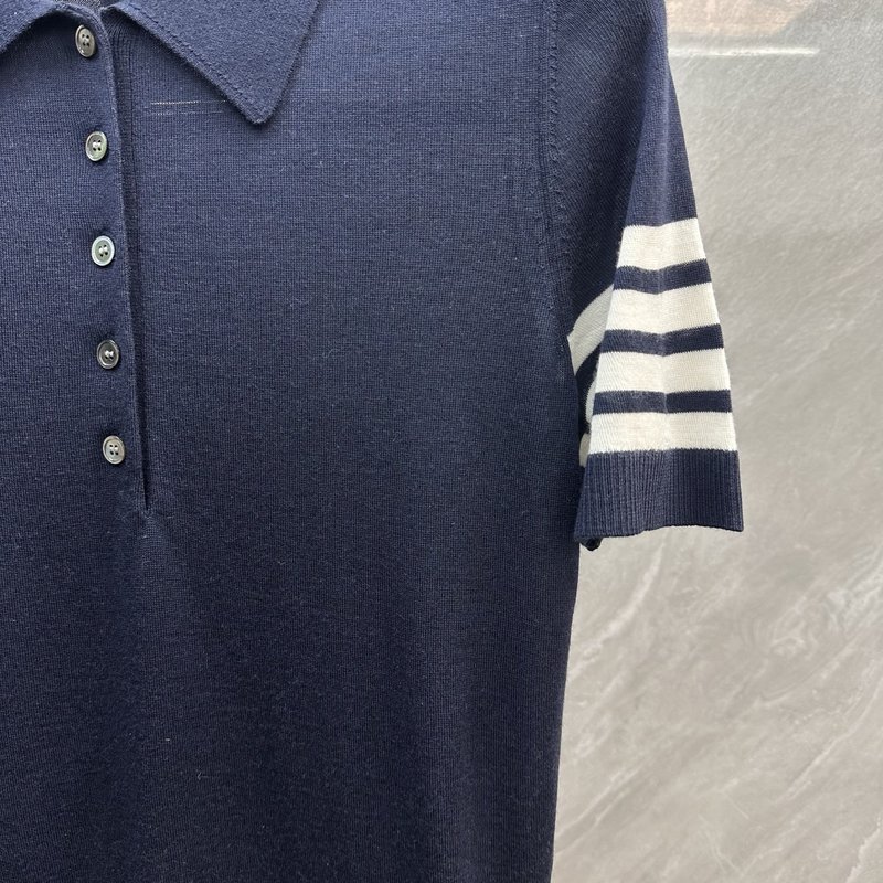톰브라운 메리노 울 카라 포로 셔츠 001-176216