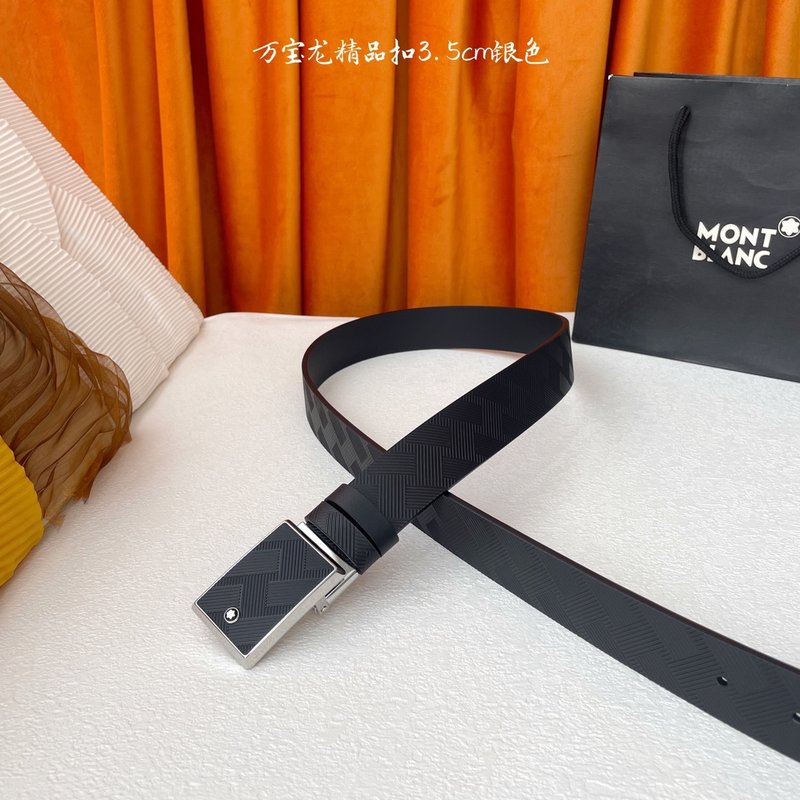 몽블랑 남성용 수입 소가죽 벨트 3.5cm 001-176265