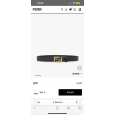 펜디 오프라인 매장 동일 블랙 양면 벨트 001-176614