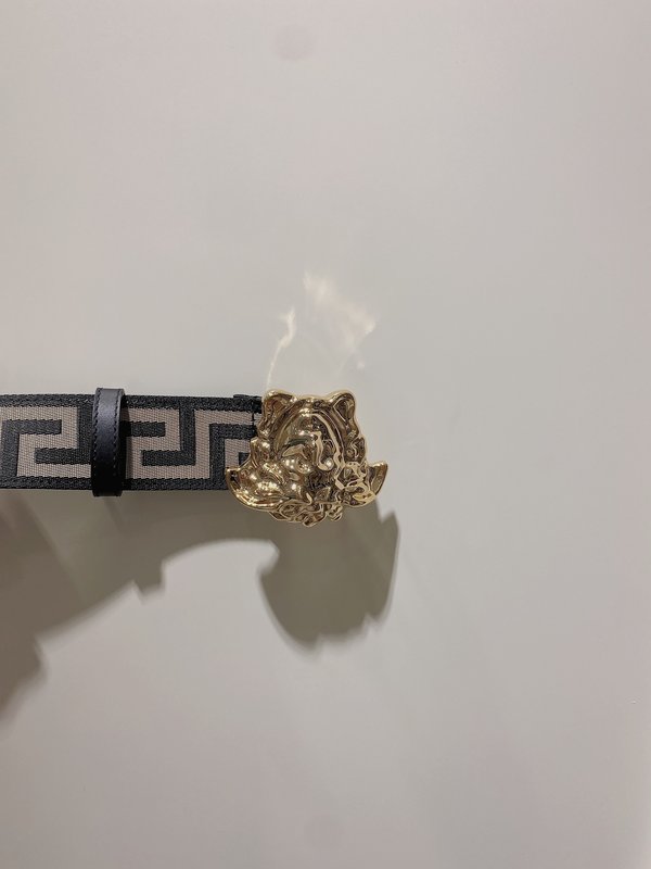 베르사체 메두사 소가죽 벨트 4cm 001-176913