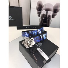 베르사체 메두사 버클 양면 프린트 벨트 001-176920