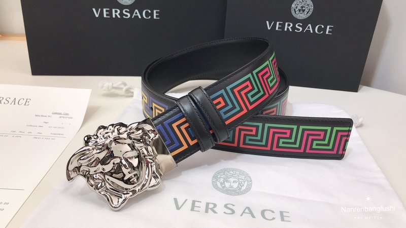 베르사체 Versace 메두사 버클 양면 벨트 001-176927