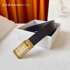 베르사체 남성 수입 송아지 가죽 자동 벨트 001-176928