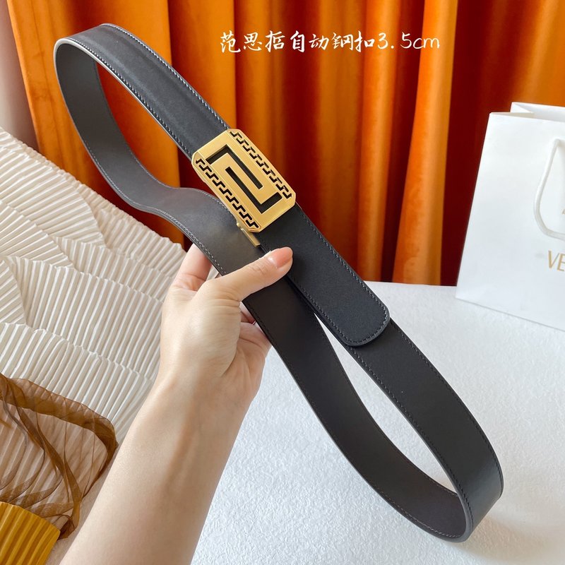 베르사체 남성 수입 송아지 가죽 자동 벨트 001-176928