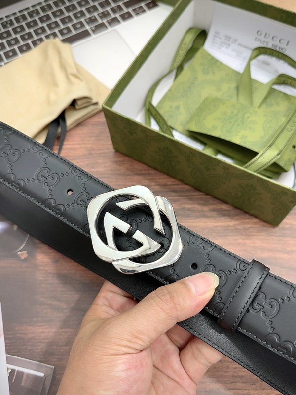 구찌 클래식 GG 버클 벨트 40mm 폭 001-176989