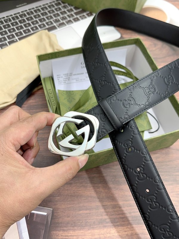 구찌 클래식 GG 버클 벨트 40mm 폭 001-176989