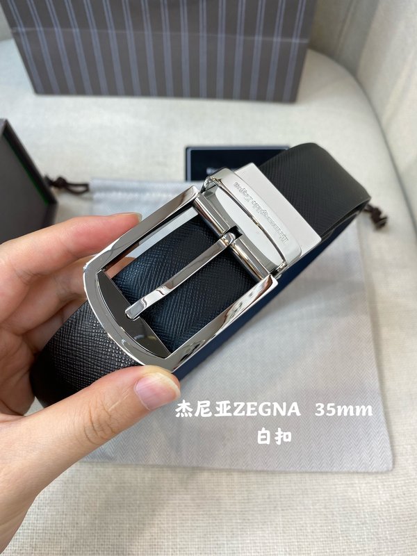 제냐 양면 소가죽 벨트 남성 비즈니스 35MM 001-177040