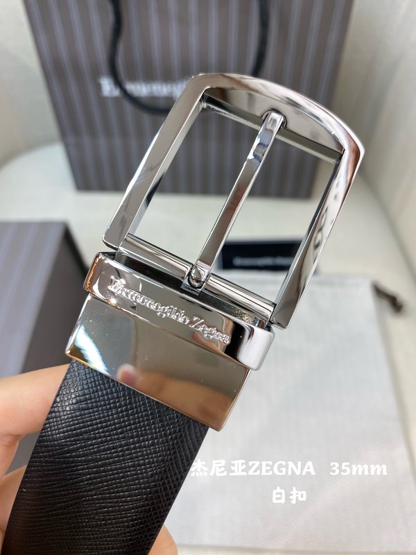 제냐 양면 소가죽 벨트 남성 비즈니스 35MM 001-177040