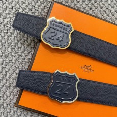 에르메스 양면 TOG 가죽 벨트 스틸 버클 3.8cm 001-177099