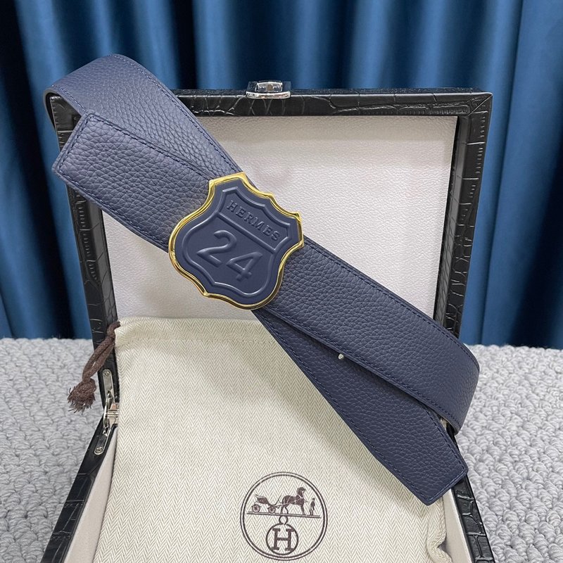 에르메스 양면 TOG 가죽 벨트 스틸 버클 3.8cm 001-177099