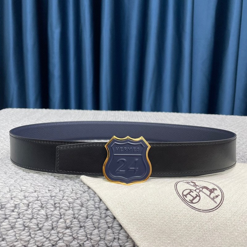 에르메스 양면 TOG 가죽 벨트 스틸 버클 3.8cm 001-177099