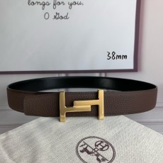 에르메스 양면 가죽 H 버클 벨트 38mm 001-177117