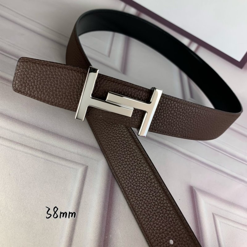 에르메스 양면 가죽 H 버클 벨트 38mm 001-177117