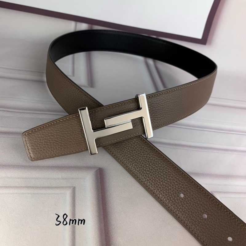 에르메스 H 버클 소가죽 벨트 38mm 폭 001-177119