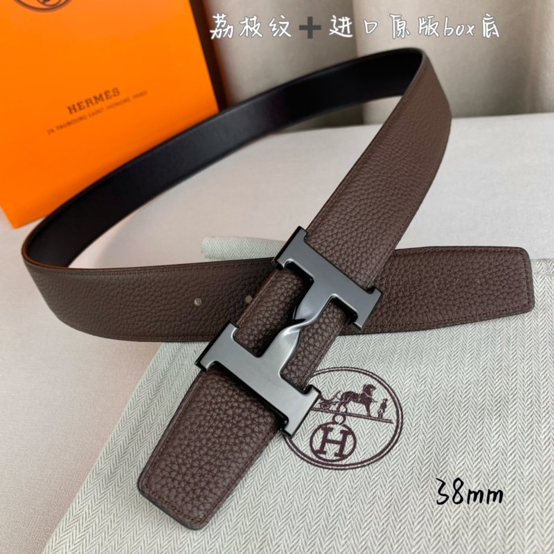 에르메스 양면 H 버클 벨트 38mm 수입 소가죽 001-177127