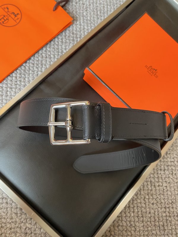 에르메스 박스/토고 양면 소가죽 벨트 38mm 001-177153