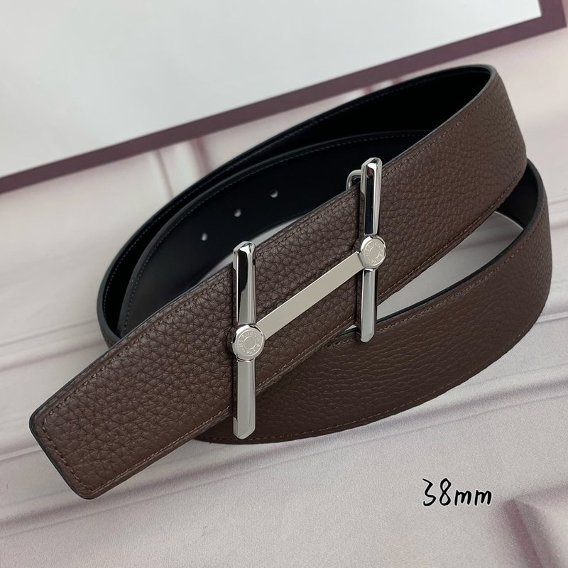 에르메스 더블 H 버클 리버시블 벨트 38mm 001-177154