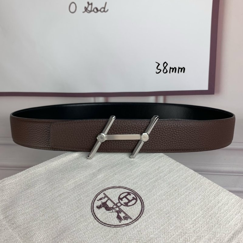 에르메스 더블 H 버클 리버시블 벨트 38mm 001-177154