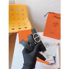 에르메스 스위프트 소가죽 양면 벨트 24mm 001-177164