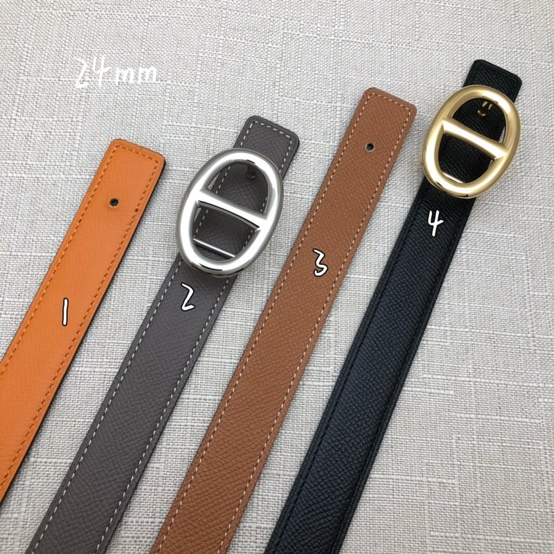 에르메스 여성용 수입 소 가죽 벨트 001-177211