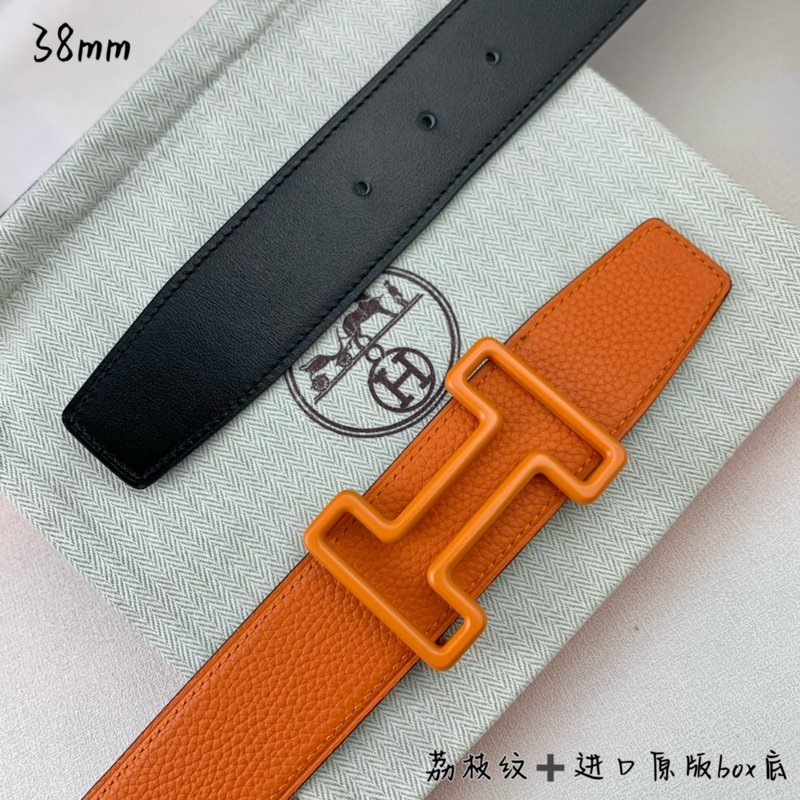 에르메스 양면 소가죽 벨트 38mm 001-177229