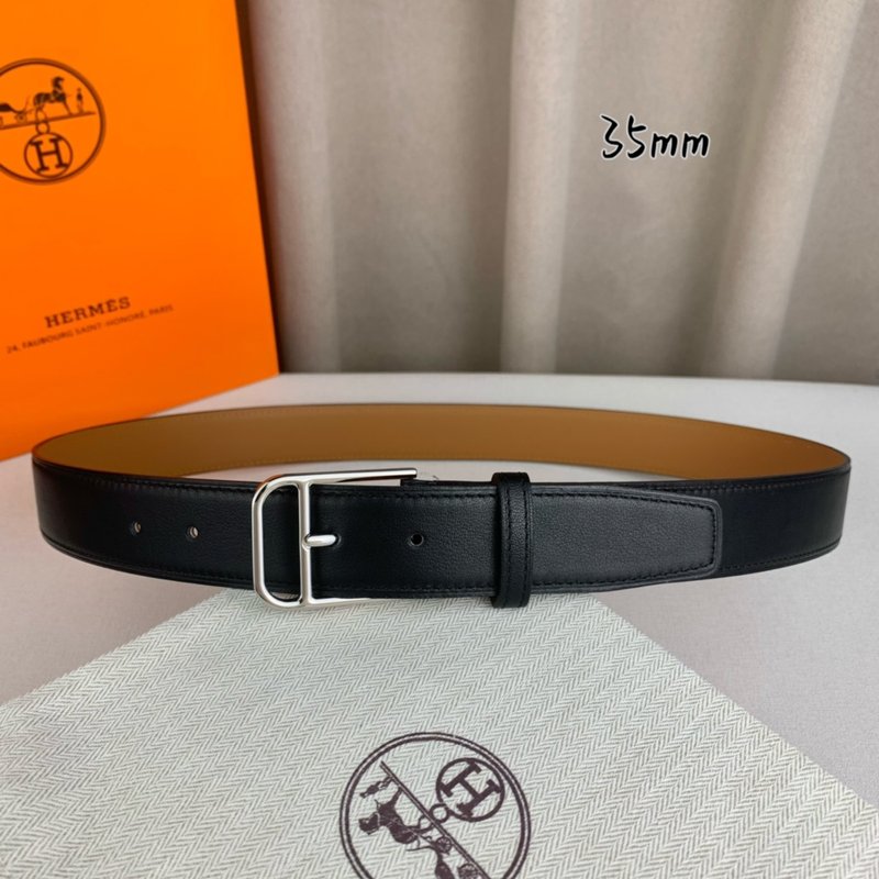 에르메스 뉴 핀 버클 소가죽 벨트 35mm 001-177234