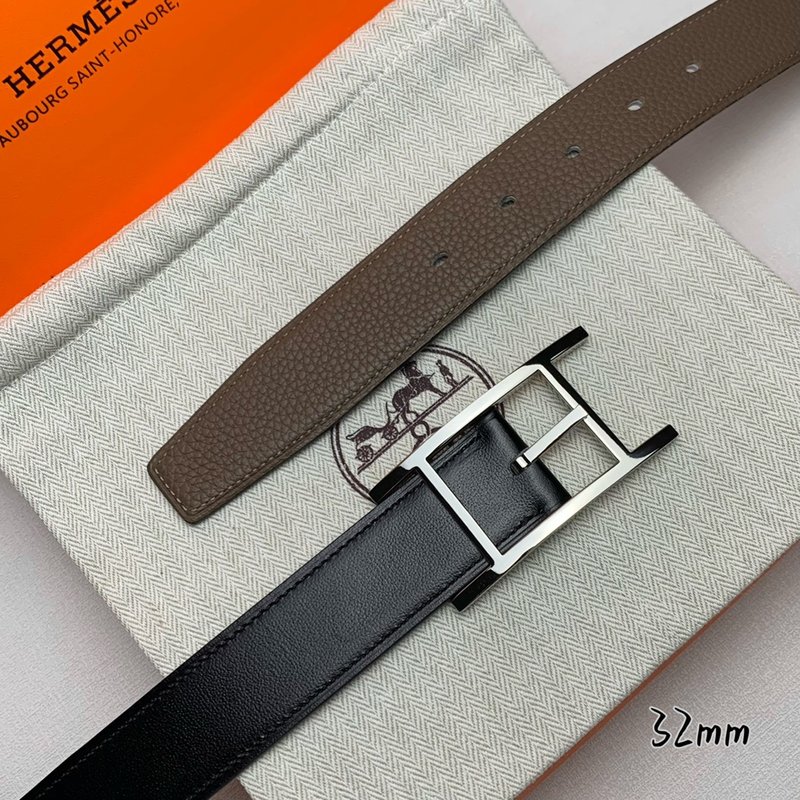 에르메스 양면 핀 버클 벨트 32mm 폭 001-177235