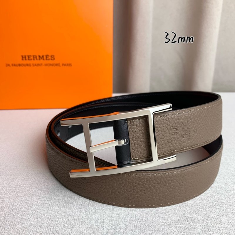 에르메스 양면 핀 버클 벨트 32mm 폭 001-177235