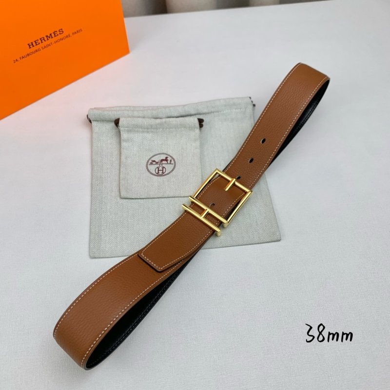 에르메스 수입 소가죽 양면 핀 버클 벨트 38mm 001-177244