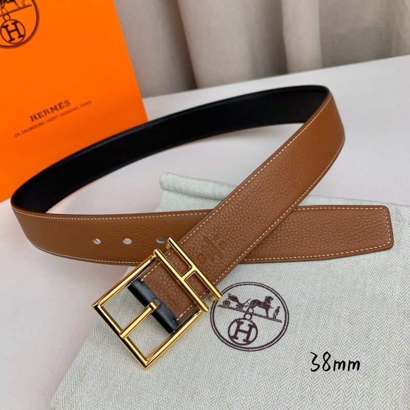 에르메스 수입 소가죽 양면 핀 버클 벨트 38mm 001-177244