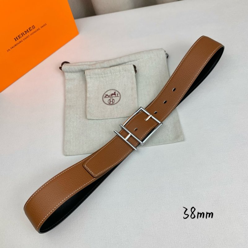 에르메스 수입 소가죽 양면 핀 버클 벨트 38mm 001-177244