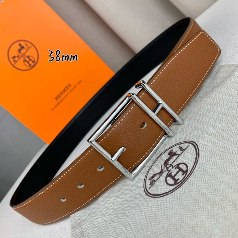 에르메스 수입 소가죽 양면 핀 버클 벨트 38mm 001-177244